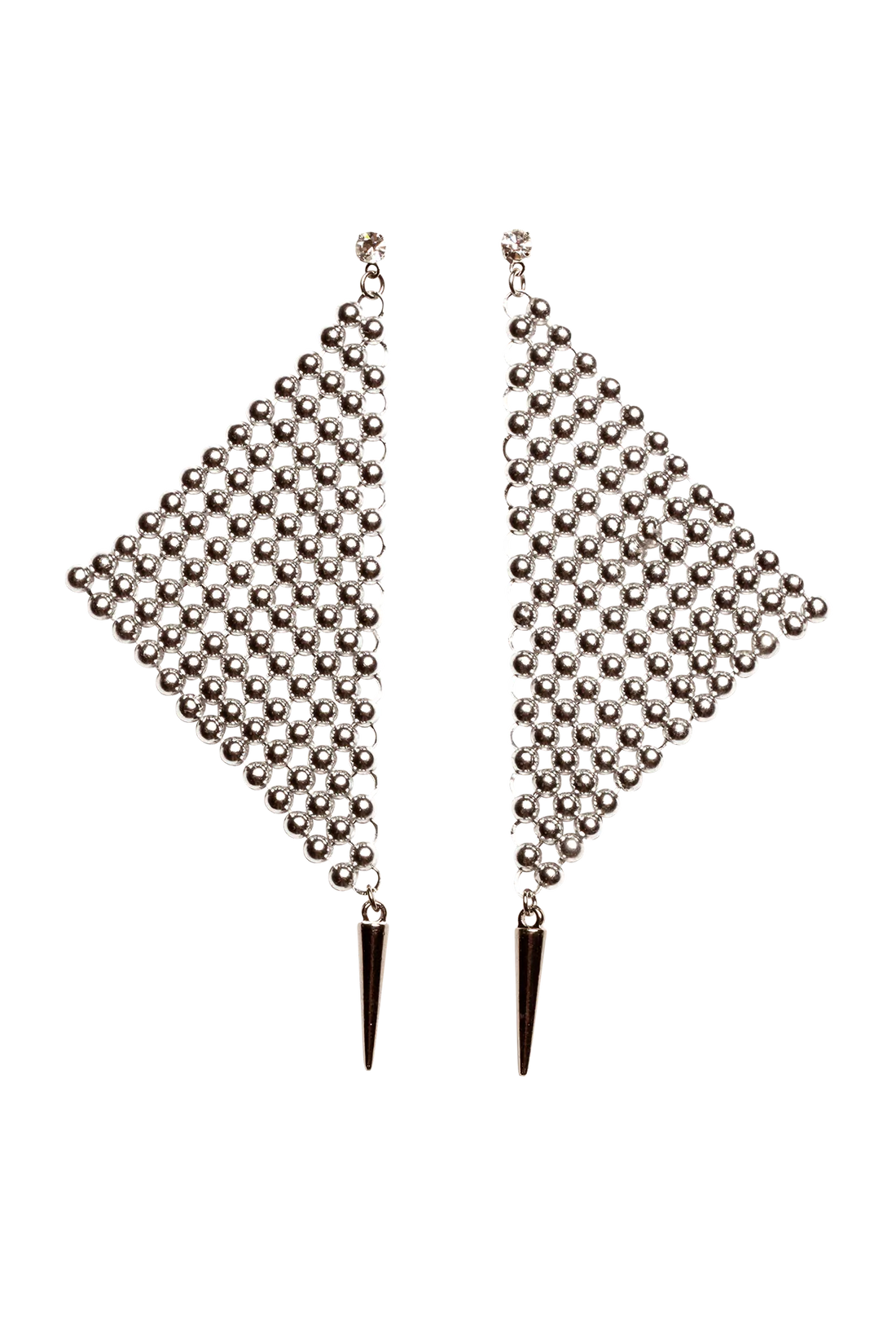 METAL MESH EARRINGS