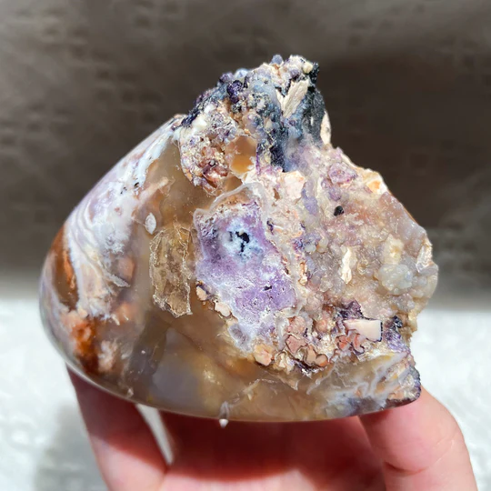 Rare Half polished half raw Tiffany Stone