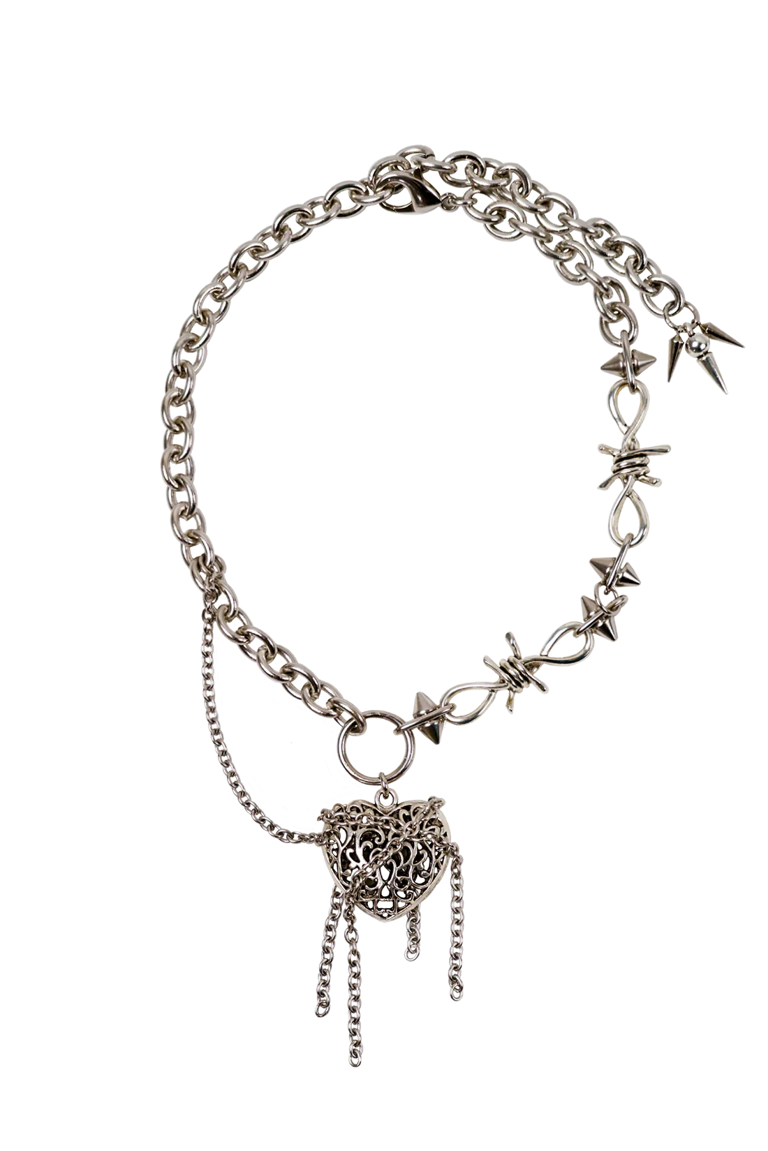 CHAINED HEART NECKLACE