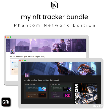Notion my nft tracker PXN Edition Bundle