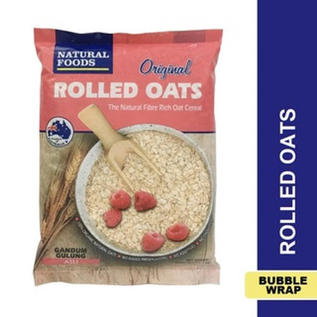 Natural Foods Organic Rolled Oats 1kg