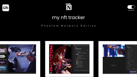 Notion my nft tracker PXN Edition dark mode