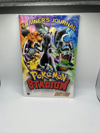 Nintendo 64 Pokemon stadium trainer journal. RARE booklet 