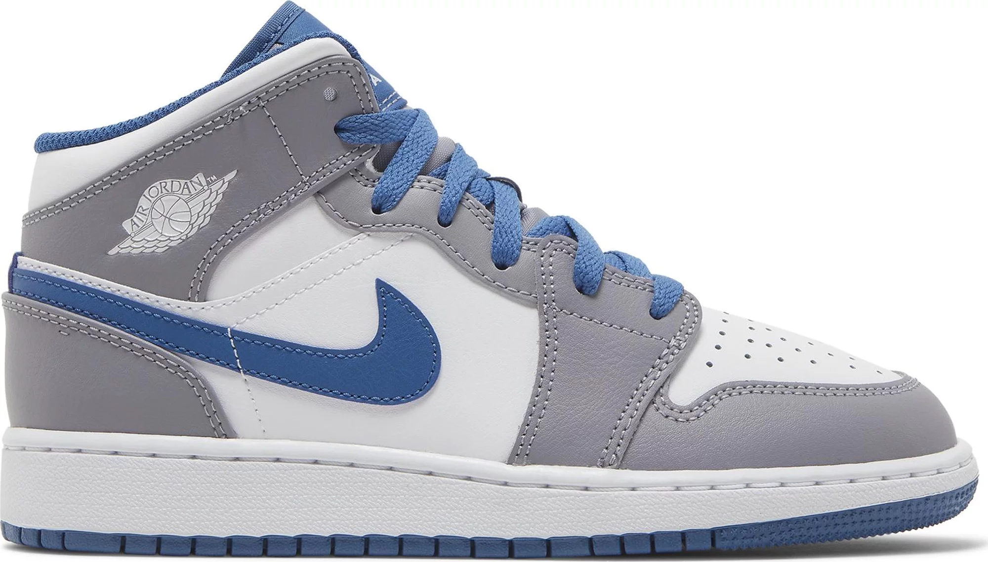 Jordan 1 Mid True Blue GS