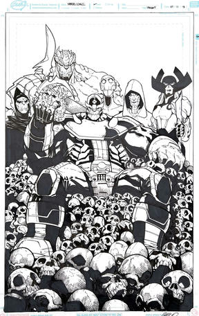 Infinity #1 Cover by Humberto Ramos (Original Comic Art)