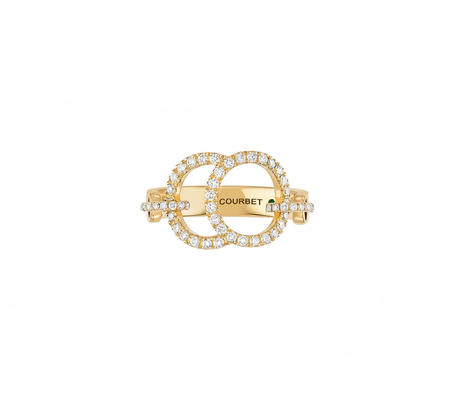 CELESTE ring in yellow gold