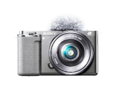 Sony ZV-E10 Mirrorless Camera with 16-50mm Lens, Black #ILCZV-E10L/B