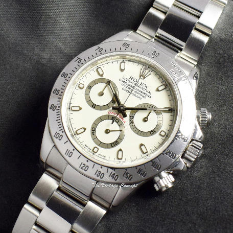 Rolex Daytona Cosmograph Ivory Cream Dial 116520 w/ Bracelet from 2001 116520_C03499