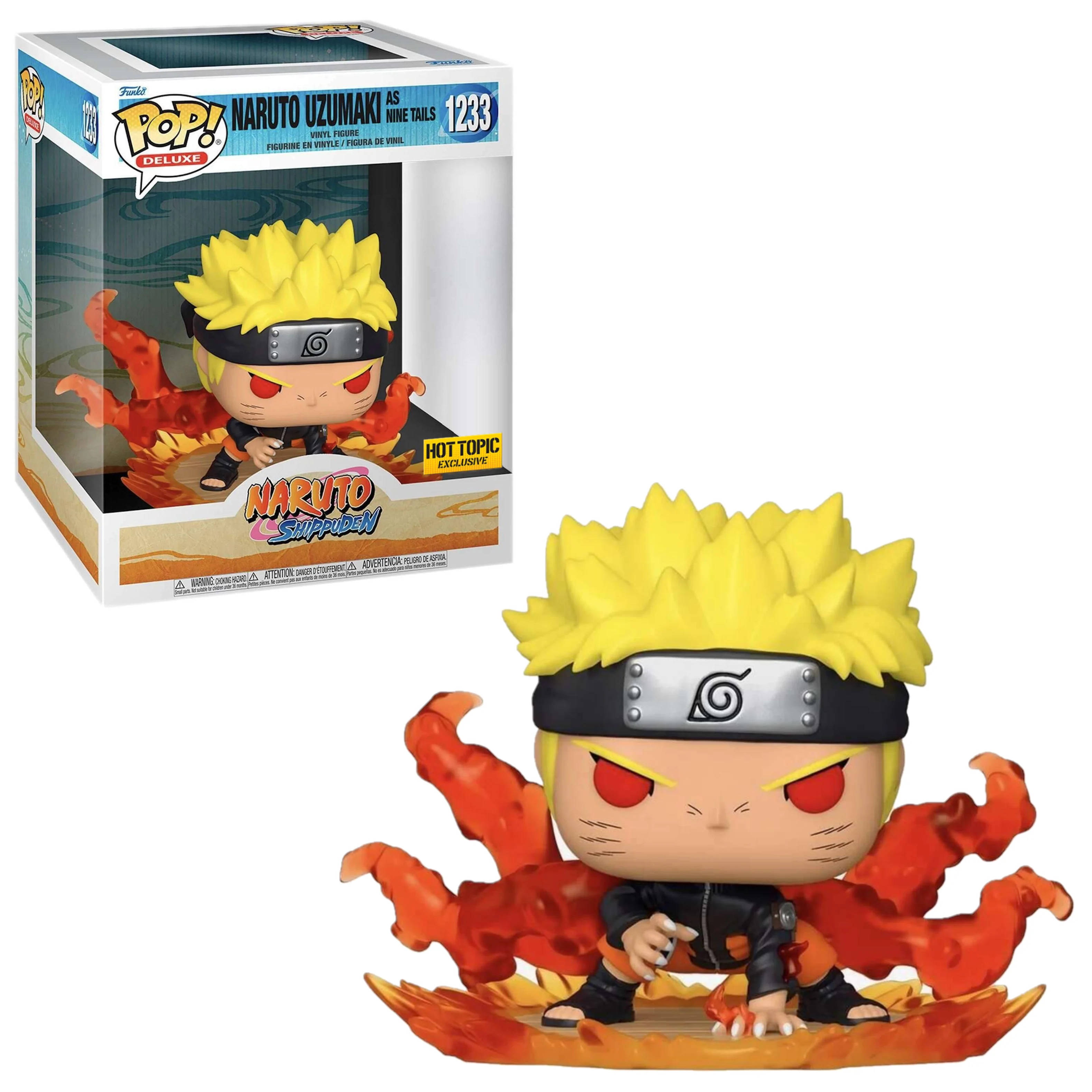 Funko Pop! Animation Naruto Shippuden - Naruto Uzumaki as Nine Tails #1233 Hot Topic Exclusive