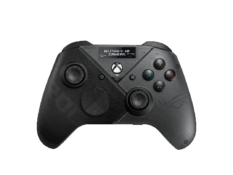 ASUS ROG Raikiri Pro gaming controller, OLED display, tri-mode connectivity, remappable buttons&triggers, 4 rear buttons, step&linear triggers, adjustable joystick sensitivity, 3.5mm jack, PC and Xbox