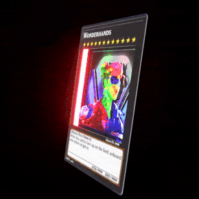 Animated Trading Card