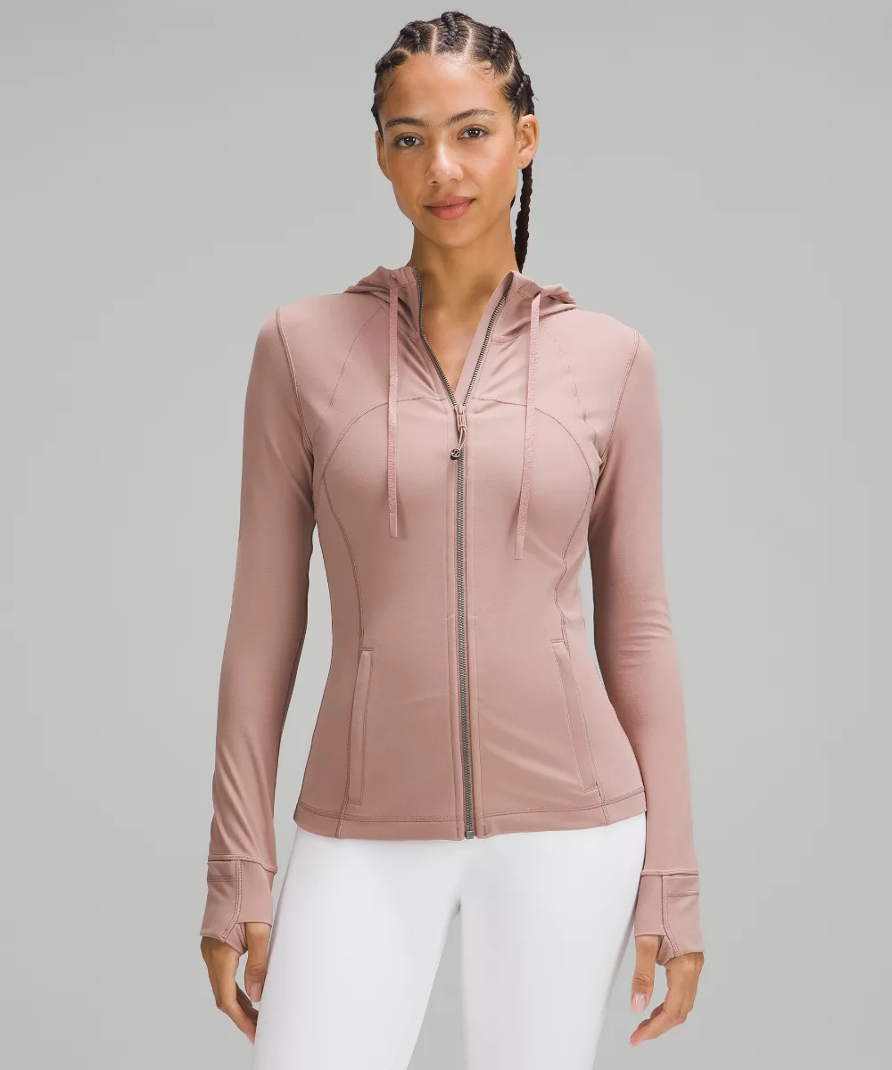 Lululemon Define Hooded Jacket Nulu In Pink