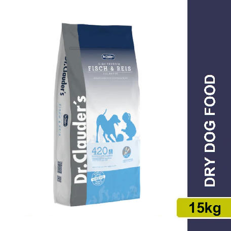 Dr Clauder's High Premium Fish & Rice Dog Food 15kg