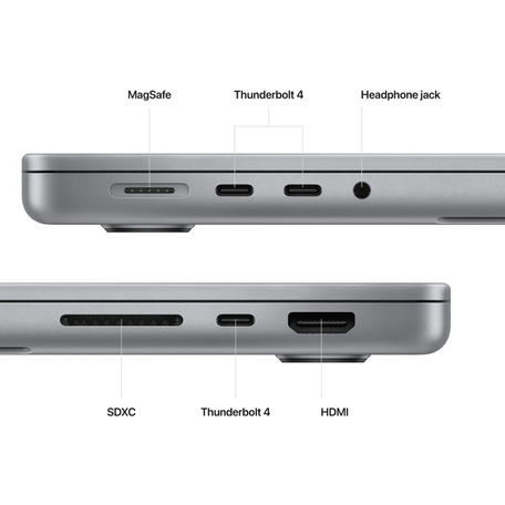 Apple - MacBook Pro 14 - Laptop M2 Pro chip 16GB Memory 512GB SSD Latest Model Space Gray