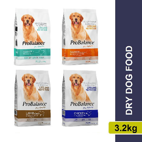 ProBalance Adult Dry Dog Food - Salmon / Chicken / Beef / Lamb (2.7kg-3.2kg)