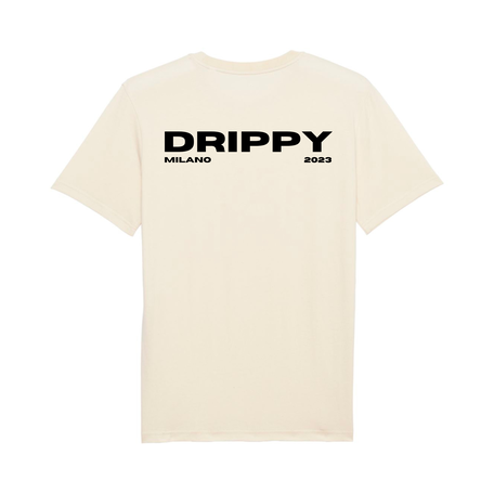 Back Drippy T-shirt (Natural Raw)