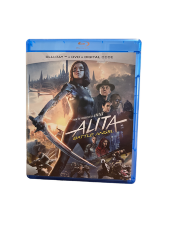 Alita: Battle Angel 2 Disc Blu Ray + DVD + Digital Download