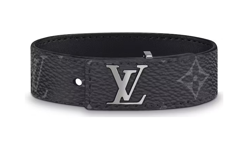 Louis Vuitton LV Slim Bracelet Monogram Eclipse Black projectPXN