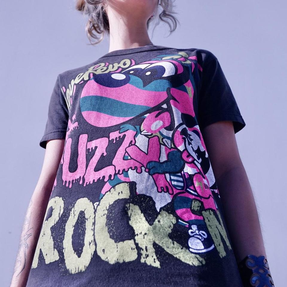 Y2K Love Revolution 'The Fuzzy Rock'N' Monsters' Tee