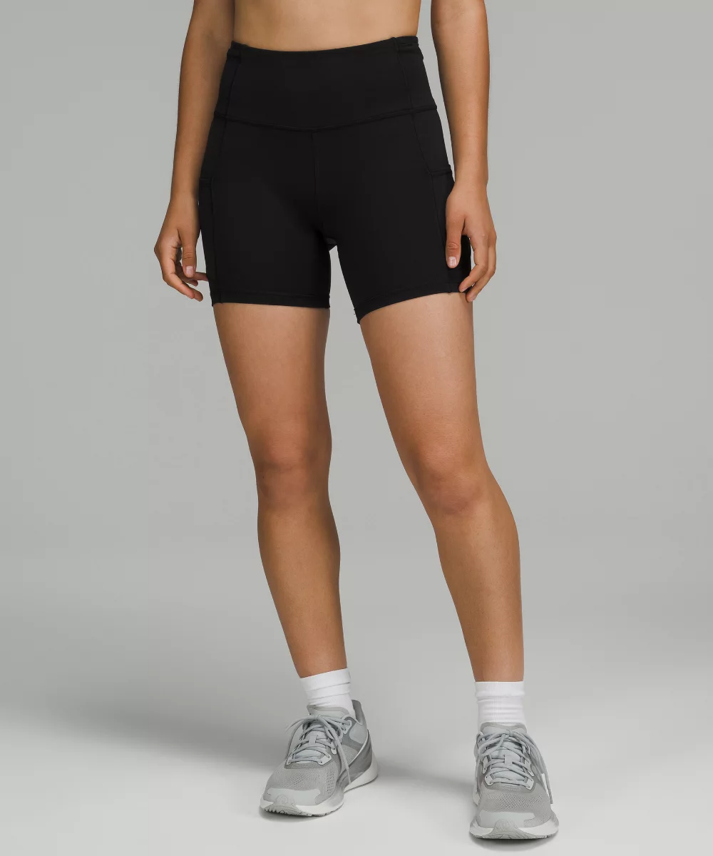 lululemon Fast and Free High-Rise Short with Pockets 6'