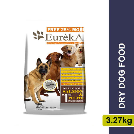 Eureka Salmon & Potato Holistic Dog Food 3.27kg