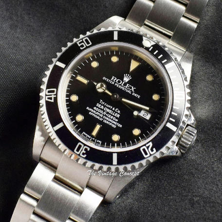 Rolex Sea-Dweller "Tiffany & Co." Creamy 16600 w/ Bracelet Box Set from 1991 16600_C03926