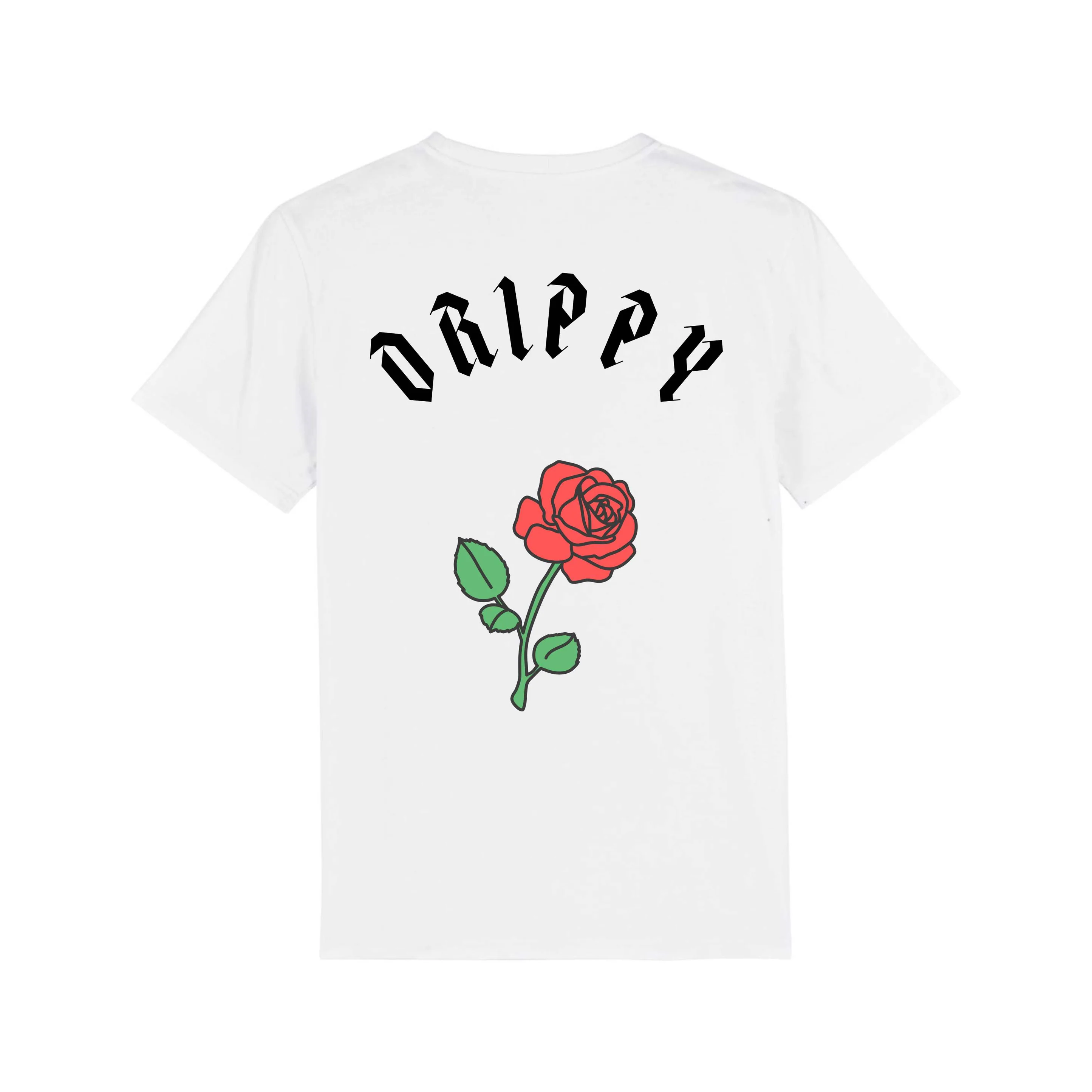 Red Rose T-shirt (White)