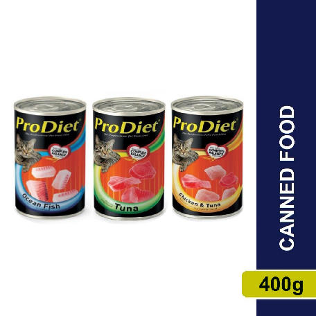 ProDiet Can 400g Wet Cat Food - Ocean Fish / Chicken & Tuna / Tuna