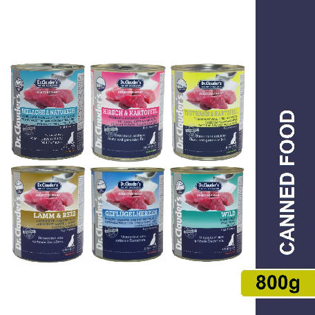 Dr Clauder's High Premium Selected Meat Wet Dog Canned Food 800g
