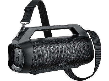 Soundcore Motion Boom Plus Outdoor Speaker with 80W Booming Sound, 20H Playtime, IP67 Waterproof and Dustproof, Type-C, Custom EQ, Bluetooth 5.3, Portable Bluetooth Speaker For Outdoors, Camping