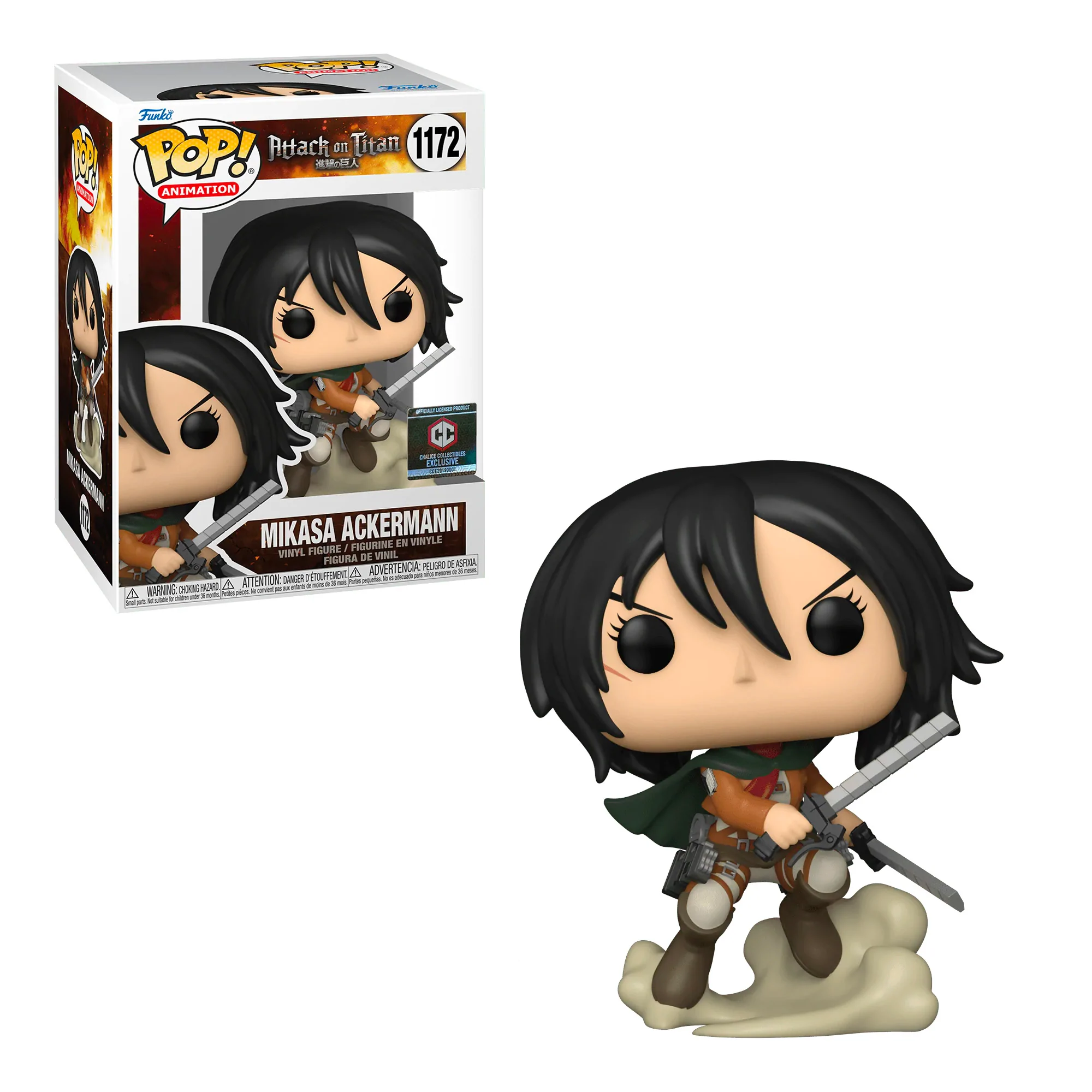 Funko Pop! Animation Attack on Titan - Mikasa Ackerman #1172 Chalice Exclusive