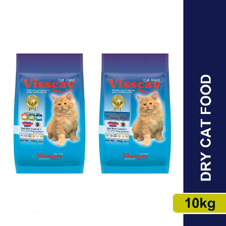 Visscay cat dry food 10kg Oceanfish, Chicken, Vegetables
