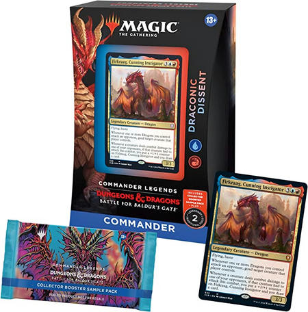 Magic the Gathering: Battle for Baldur's Gate - Draconic Dissent Commander Deck