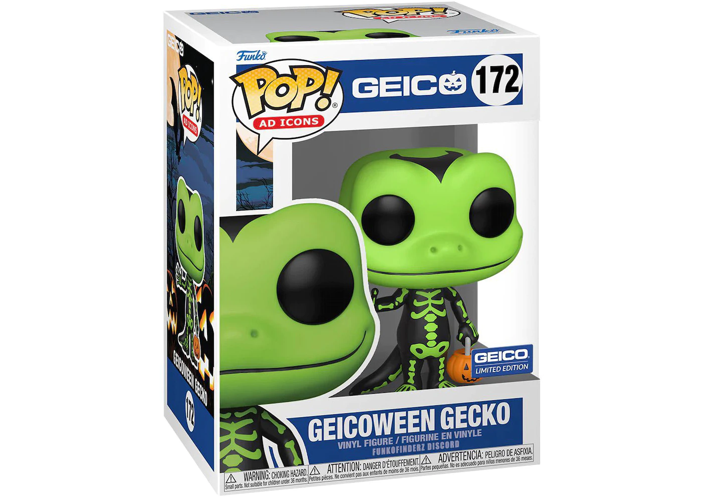 Funko Pop! Ad Icons Geico - Geicoween Gecko (Green) #172 Geico LE