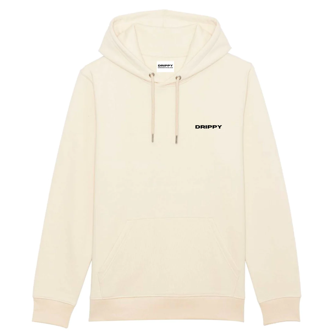 Front Drippy Hoodie (Natural Raw)
